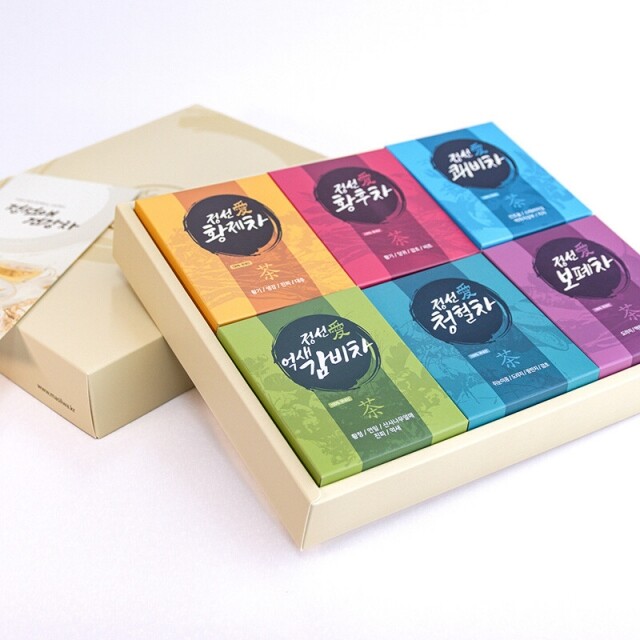 정선애 건강차 6종 특선 세트